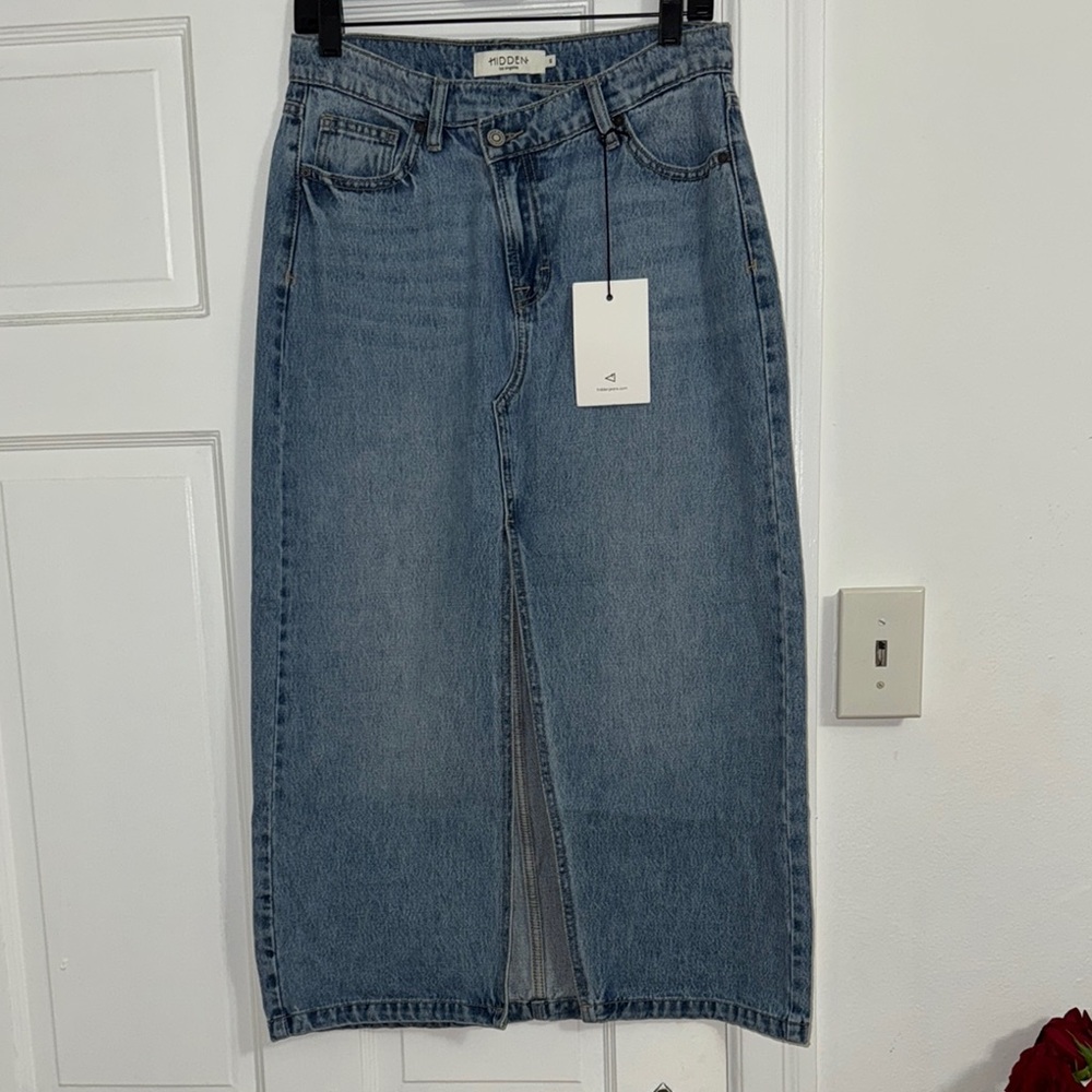 Women's Blue Denim Skirt